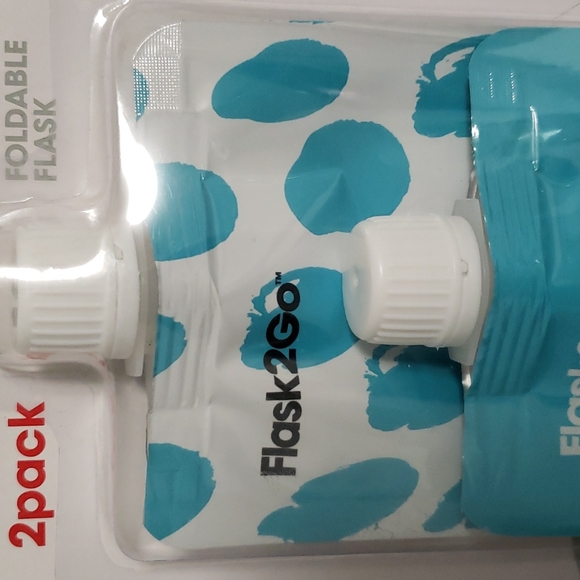 New - Flask2Go 2 Pack Foldable Flask - Picture 6 of 7